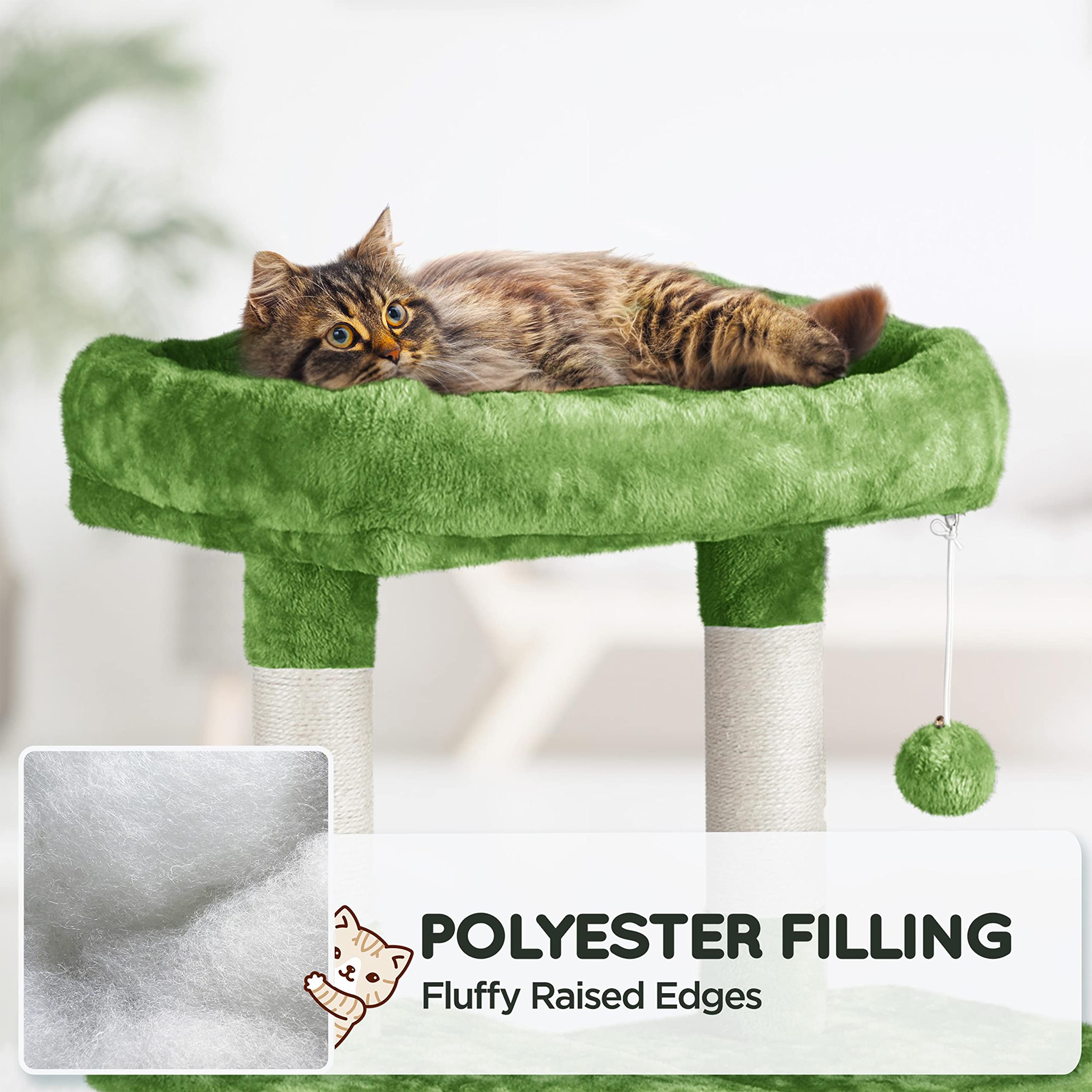 Yaheetech Cat Tree Cat Tower, 63In Multi-Level Cat Tree For Indoor Cats W/Sisal-Covered Scratching Posts & Condo, Cat Furniture